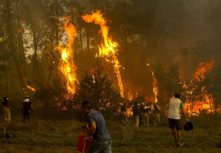 Incendios en Galicia. Twitter.