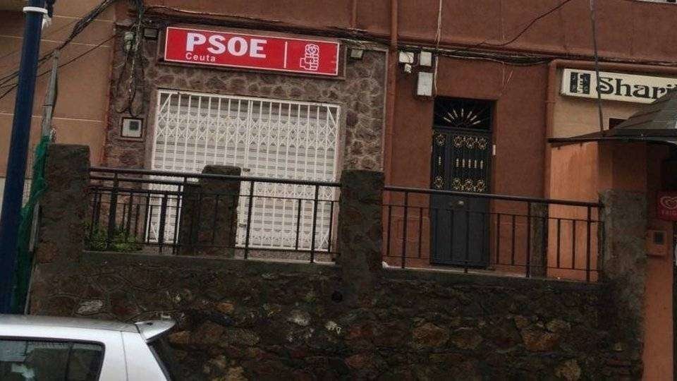 Sede del PSOE en Hadú (C.A./ARCHIVO)