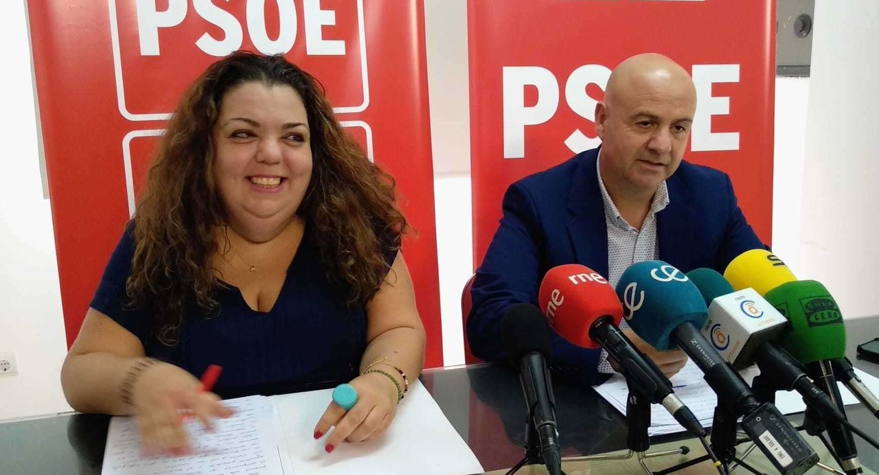 Juan Gutiérrez y Cristina Pérez, PSOE Ceuta