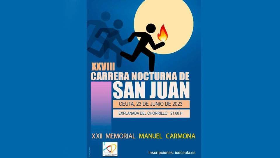 Cartel anunciador de la Carrera Nocturna de San Juan (CEDIDA)