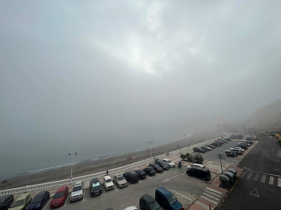 Ceuta envuelta en niebla