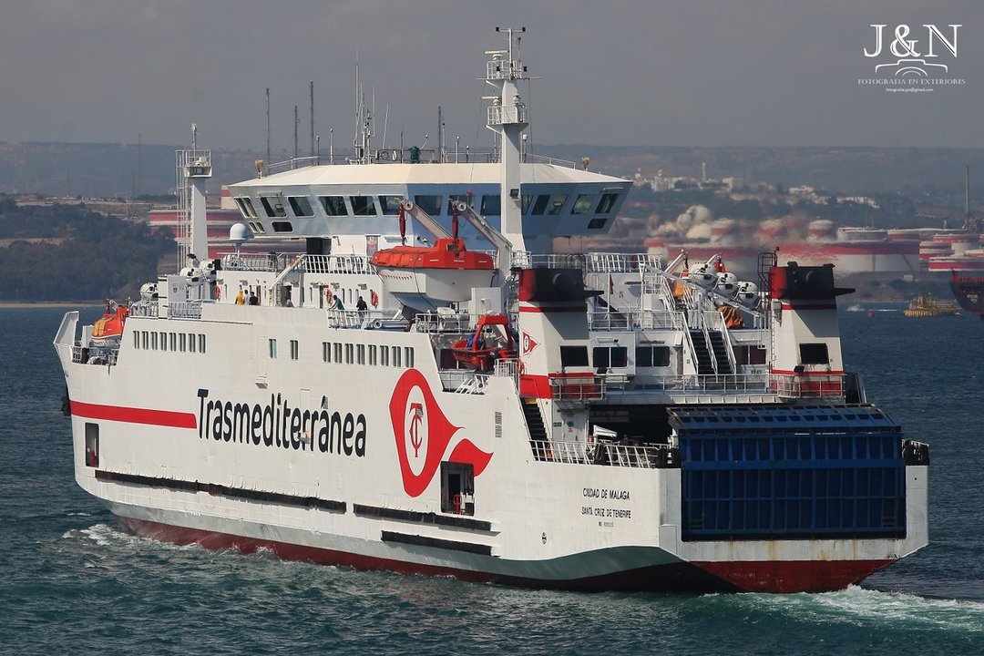 Ferry ‘Ciudad de Málaga’, del Grupo Armas Trasmediterránea