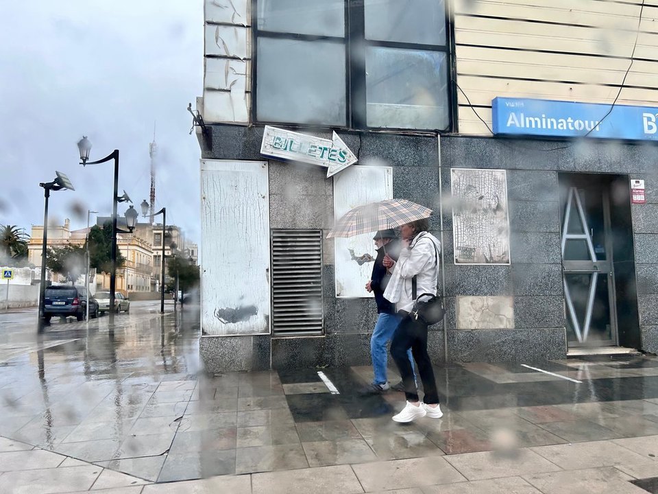 Lluvia paraguas