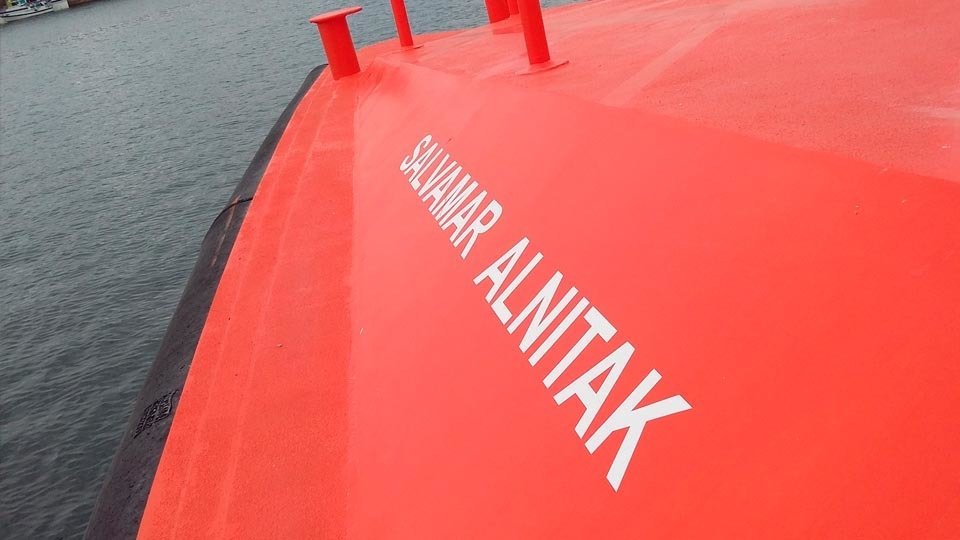 La embarcación «Salvamar Alnitak» (SALVAMENTO MARÍTIMO)