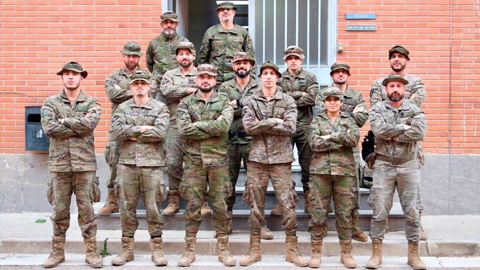 Militares de Montesa 3 desplazados a Zaragoza (COMGECEU)