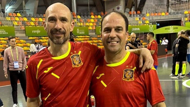 Wiwi y Chito, en la Copa de España (RFFCE)