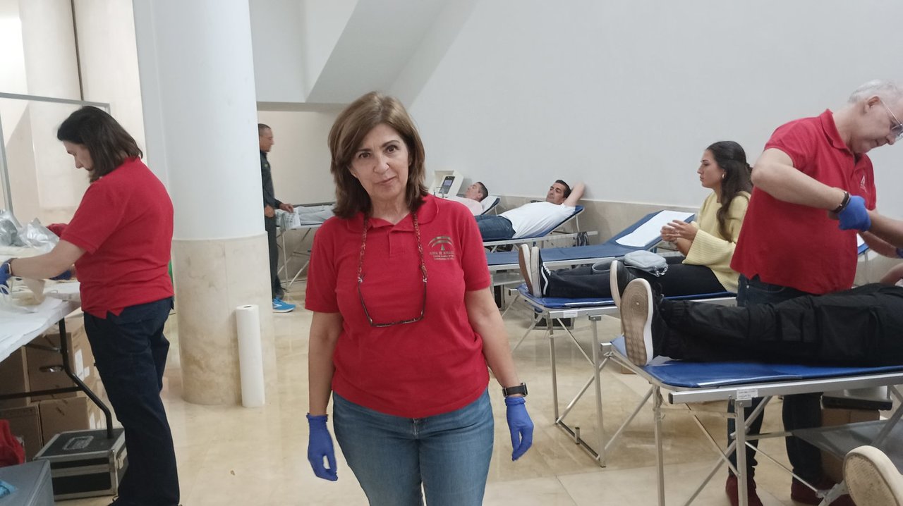 Gloria Rivero, supervisora del Centro Regional de Transfusión Sanguínea de Cádiz