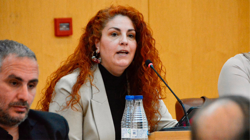 La diputada de Ceuta Ya! Julia Ferreras (A. CASTILLO)