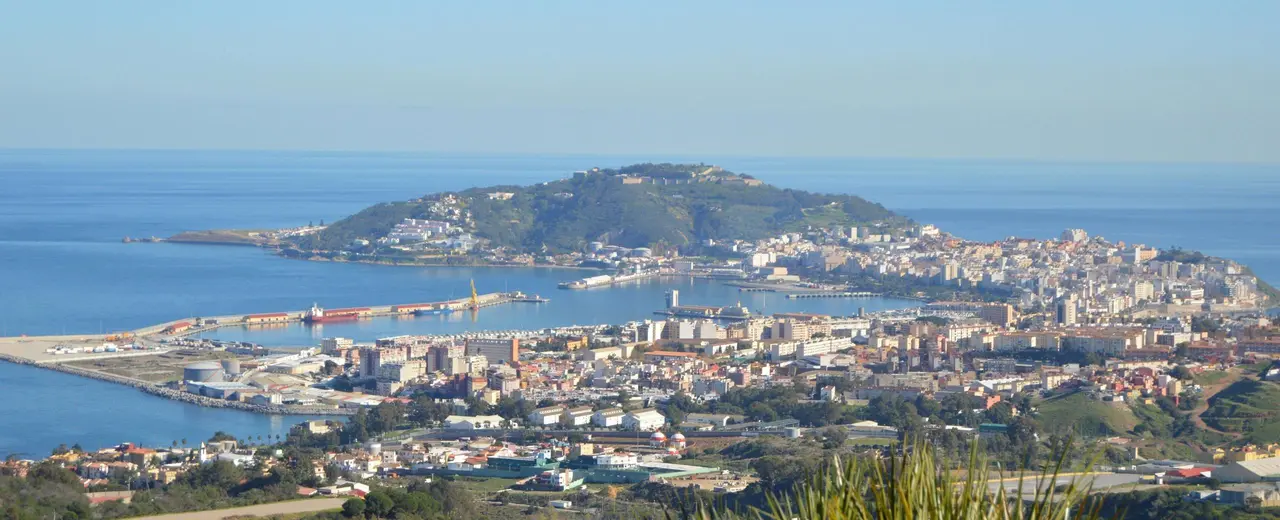 panoramica vista ceuta
