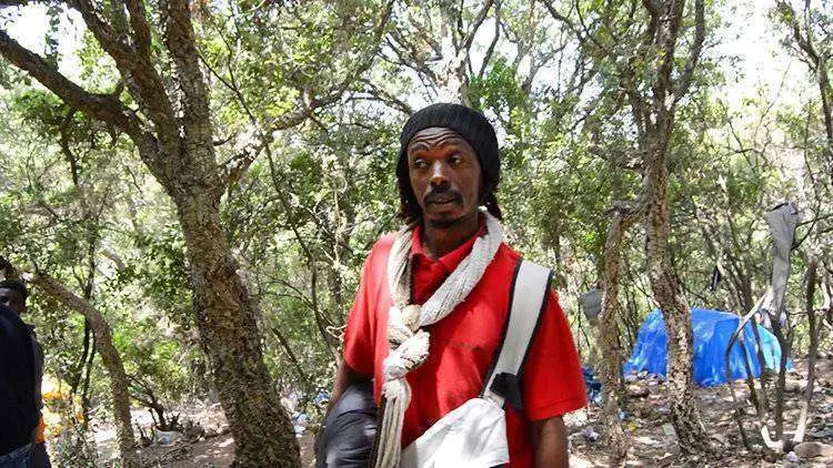 Campamento inmigrantes junio Beliones