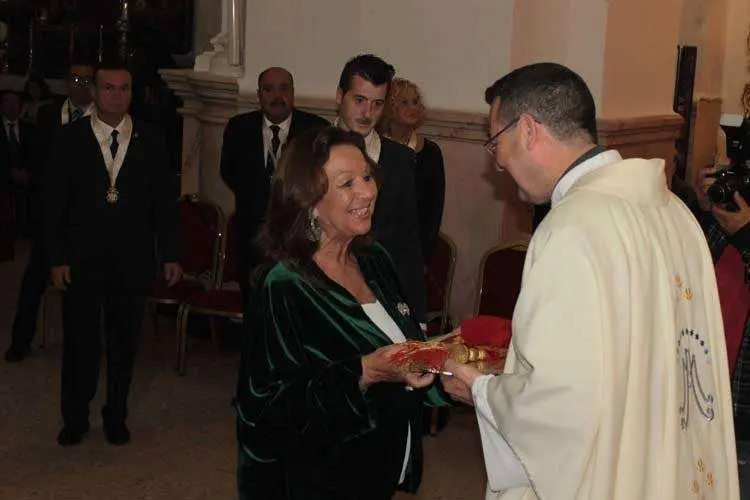 Casilda Varela Virgen de &Aacute;frica coronaci&oacute;n