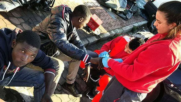 migrantes cedida por cruz roja