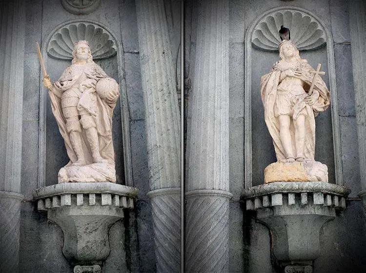 estatuas plaza de los reyes