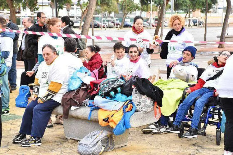 En las gradas