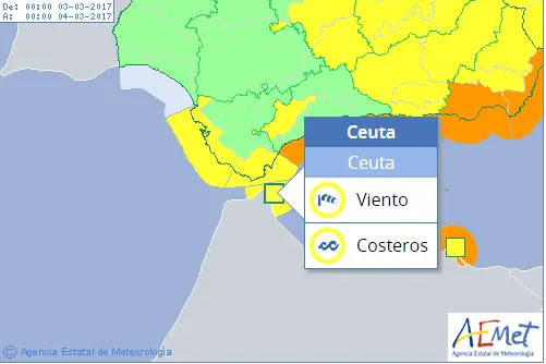 temporal poniente