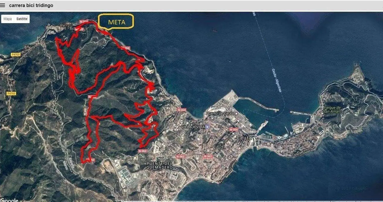 carrera en bici