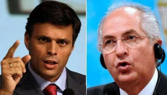 Leopoldo López y Antonio Ledezma.