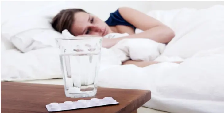 enfermo salud cama gripe