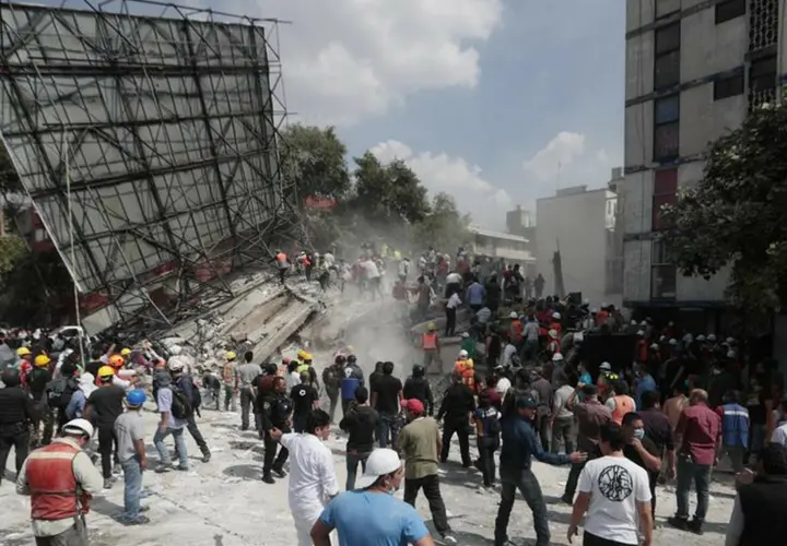 Terremoto en M&eacute;xico. Twitter.