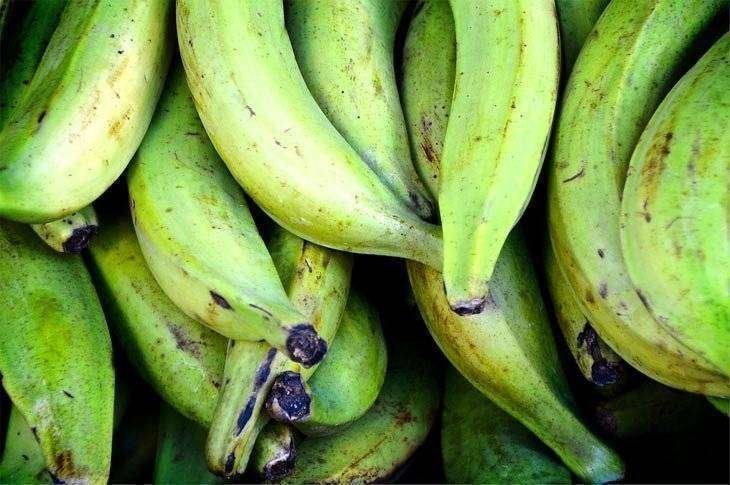 Plátanos verdes. / Pixabay