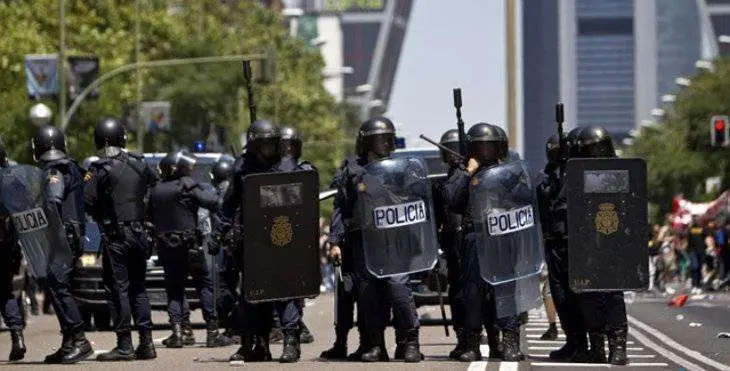 antidisturbio en Madrid