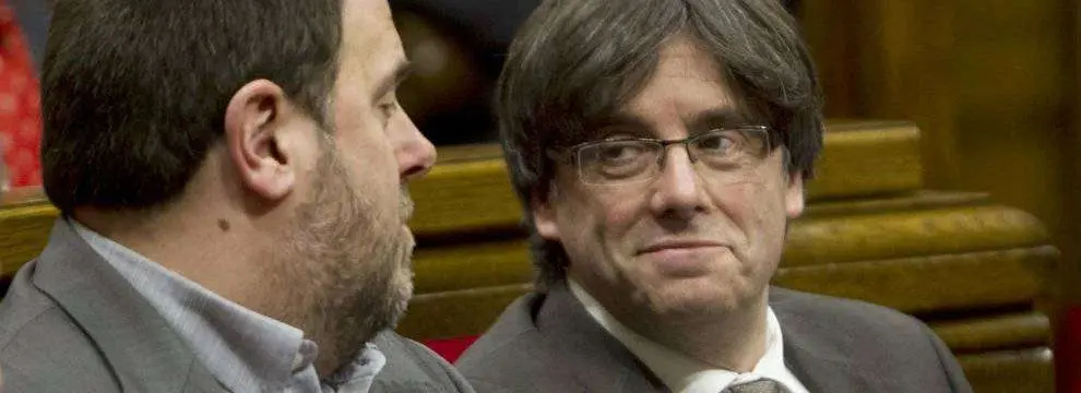 junqueras y puigdemont