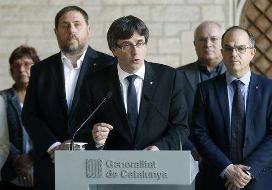 Puigdemont ofrecerá una declaración institucional a las 21 horas