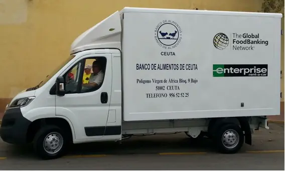 Cami&oacute;n banco de alimentos