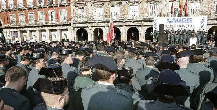 MANIFESTACION AUGC guardia civil madrid