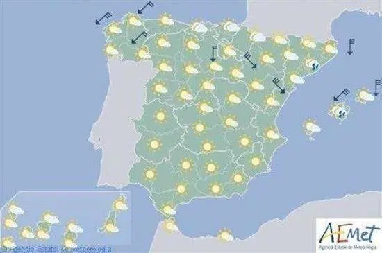 Hoy, pocas nubes y temperaturas en descenso en el norte