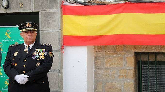 Alfonso Sánchez jefe superior Policía día del pilar Guardia Civil