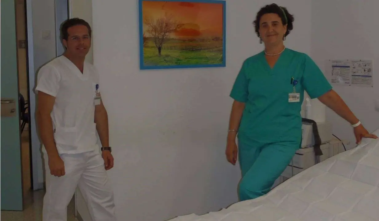 Luciano y Juana matrona