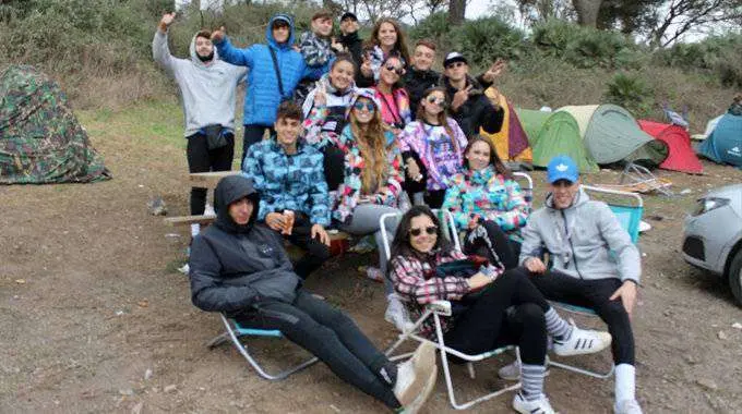 Posando para la foto
