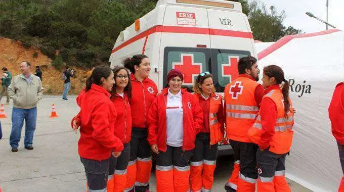 Voluntarios de Cruz Roja