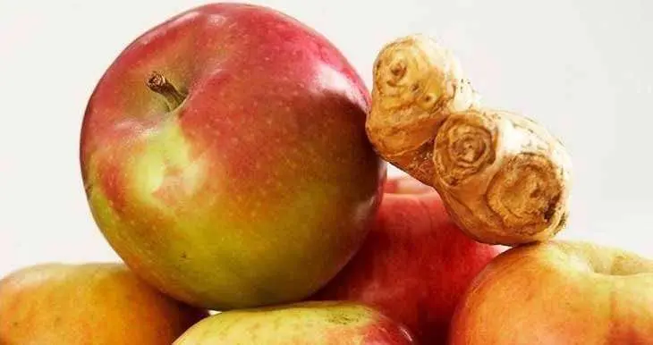 Manzana y jengibre./ Natursan