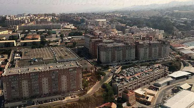 Vista a&eacute;rea de Ceuta (C.A.)