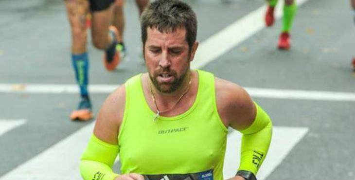 José Enrique Abuín, &#39;El Chicle&#39;, en una maratón. | Facebook