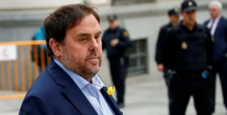 Oriol Junqueras, de camino a la Audiencia Nacional.