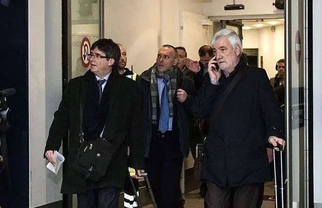 Carles Puigdemont, de viaje a Dinamarca. / Twitter