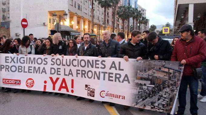 manifestaci&oacute;n frontera