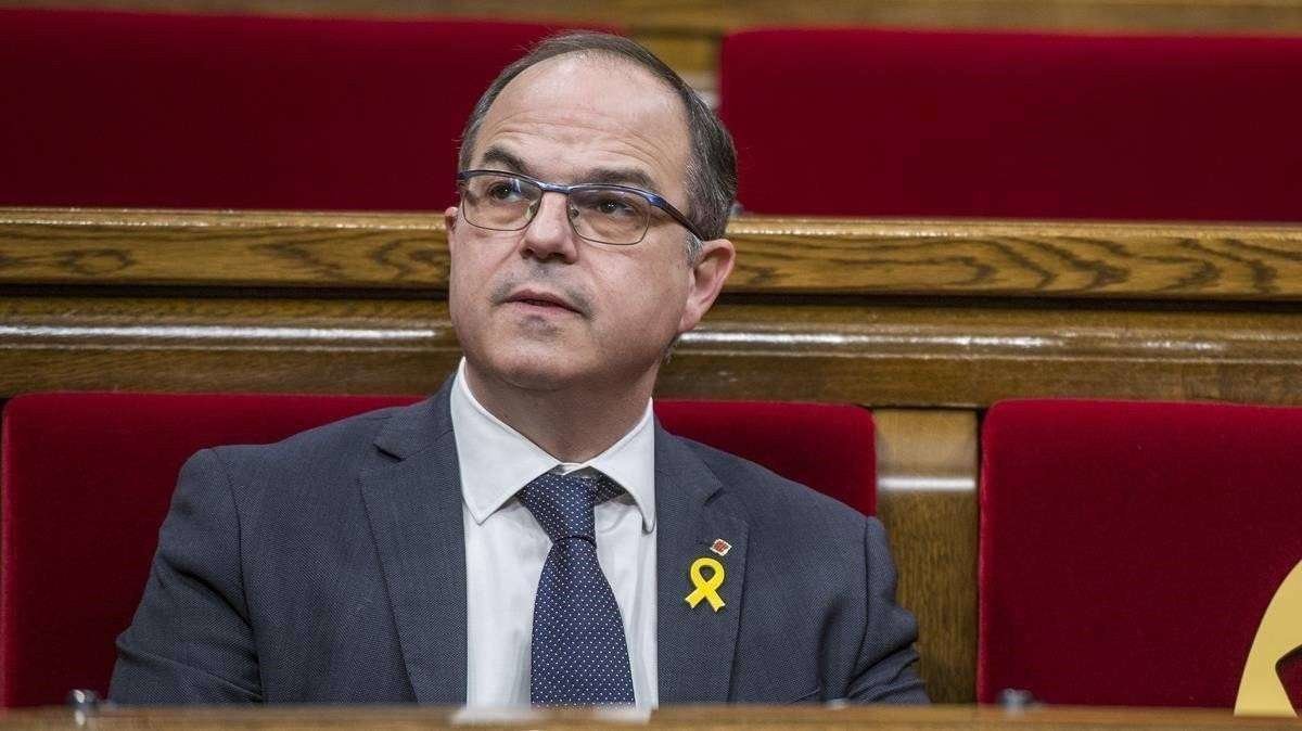 BARCELONA  01 03 2018 Ple Parlament  Primer pleno de la legislatura previo a la investidura  Jordi Turull  FOTO FERRAN SENDRA