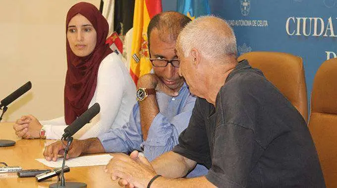 Los diputados de Caballas durante una rueda de prensa (C.A./ARCHIVO)