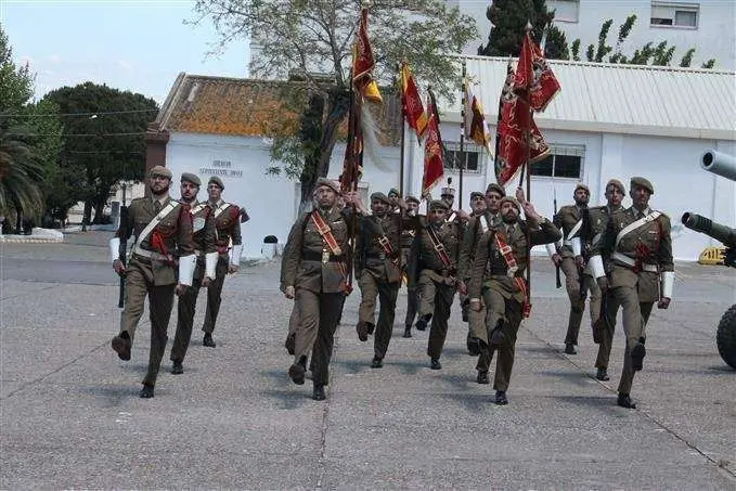 Acto en el acuartelamiento "Fuentes Pila"