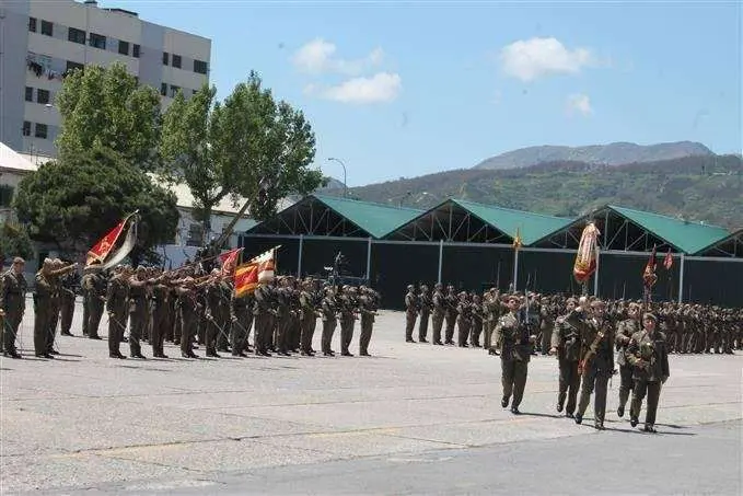 Acto en el acuartelamiento "Fuentes Pila"