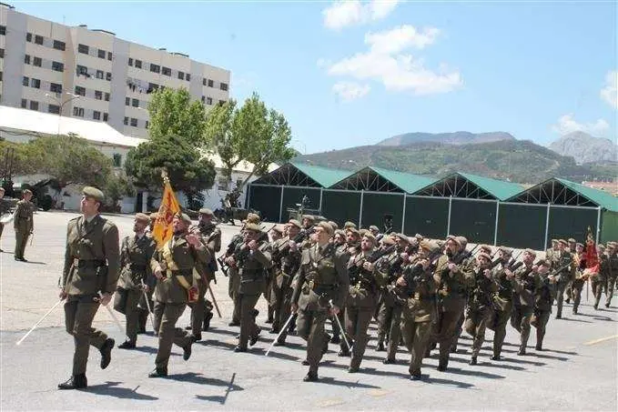 Acto en el acuartelamiento "Fuentes Pila"