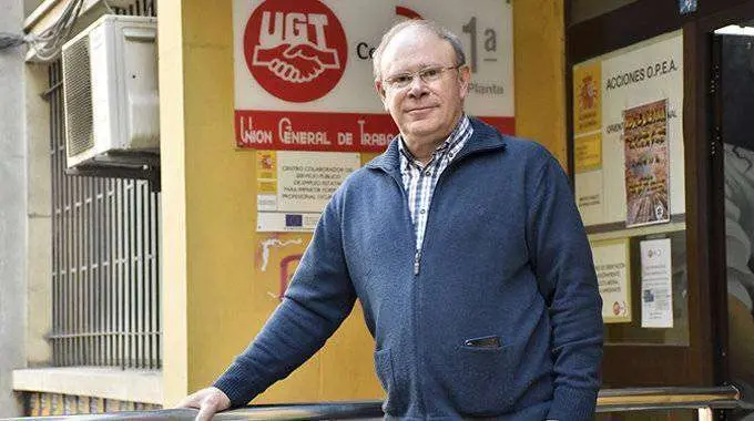 El secretario genral de FeSP-UGT, Francisco Lobato (C.A./ARCHIVO)