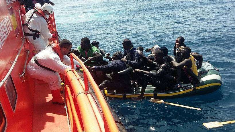salvamento marítimo migrantes
