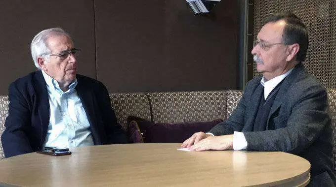 Imbroda y Vivas, durante una reuni&oacute;n mantenida en M&aacute;laga en enero de este a&ntilde;o (C.A.)
