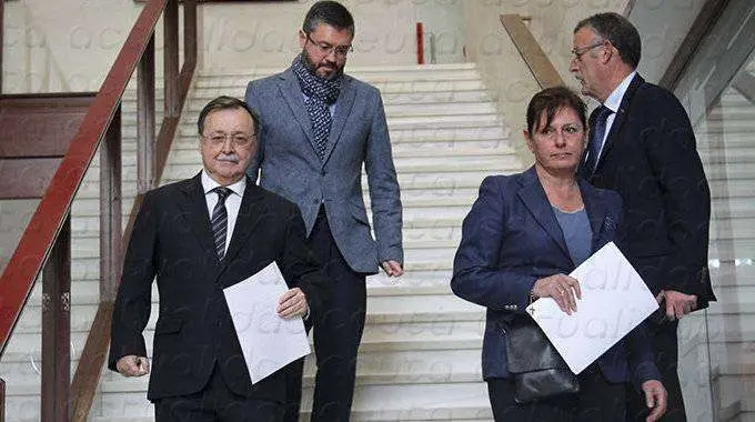 El presidente Vivas, junto a su consejera Mabel Deu (C.A./ARCHIVO)