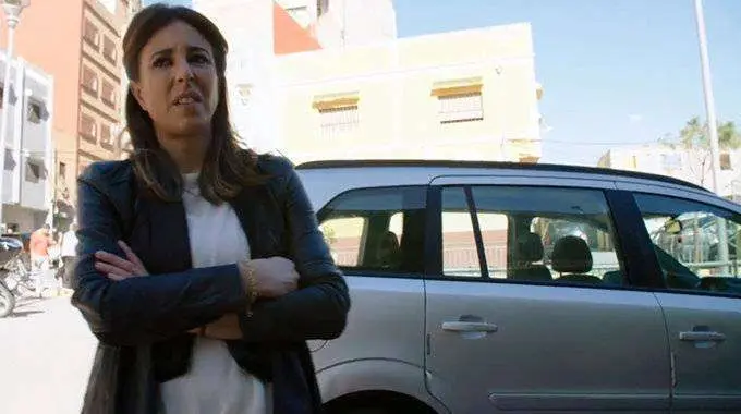 La periodita Ana Terradillos, en el programa "Espa&ntilde;a mira a La Meca" (TELECINCO)